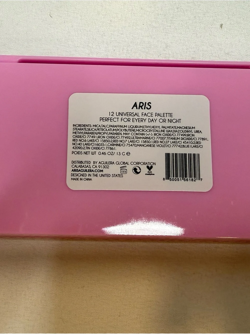 Aris 12 Color Universal Face & Eyeshadow Palette New